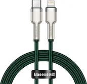 Kable USB - Kabel USB Baseus USB-C - Lightning 1 m Zielony (baseus_20210316152823) - miniaturka - grafika 1
