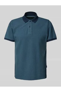 Koszulka polo o kroju slim fit z detalem z logo model EDMON - Blend - Koszulki męskie - miniaturka - grafika 1