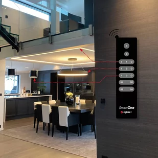 SLC SmartOne ZigBee pilot 3-kanałowy Mono - Systemy inteligentnych domów - miniaturka - grafika 1
