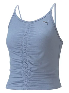 Puma Top sportowy "Studio Foundation" w kolorze błękitnym - Koszulki sportowe damskie - miniaturka - grafika 1
