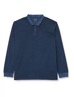 camel active Męska koszulka polo, niebieski (Night Blue), 6XL - Koszulki męskie - miniaturka - grafika 1