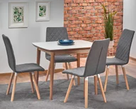 Stoły - Elior Skandynawski stół drewniany Heko - biały - miniaturka - grafika 1