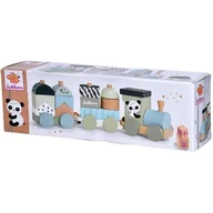Grzechotki dla dzieci - Drewniany pociąg 16 elementów 3804 Eichhorn - miniaturka - grafika 1