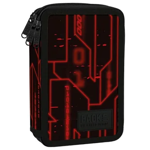 Piórnik potrójny z wyp BackUp 7 Ew51 Derform - Piórniki - miniaturka - grafika 1