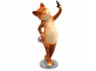 Figurki dekoracyjne - FIGURKA KOTA "SELFIE" - ORYGINALNA DEKORACJA - IDEALNY PREZENT - miniaturka - grafika 1