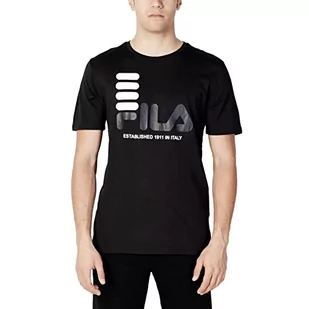 FILA Męski t-shirt BIPPEN, czarny, S, czarny, S - Koszulki męskie - miniaturka - grafika 1