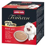 Przysmaki dla psów - Animonda Vom Feinsten Adult, budyń dla psa, czysta wołowina, 21 x 85 g - miniaturka - grafika 1