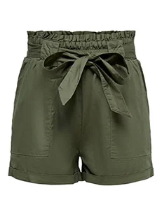 ONLY Onlsmilla Belt Noos szorty damskie, Kalamata, XXS - Spodenki damskie - miniaturka - grafika 1