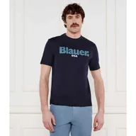 Koszulki męskie - BLAUER T-shirt ERNST Regular Fit - miniaturka - grafika 1