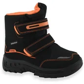 Buty dla chłopców - Dziecięce buty zimowe śniegowce z membraną Befado 615X/Y006 High Czarne - miniaturka - grafika 1