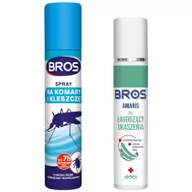 Zwalczanie i odstraszanie szkodników - Bros Zestaw na komary i kleszcze: spray + Amaris żel łagodzący ukąszenia 90 ml + 50 ml - miniaturka - grafika 1