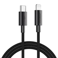 Kable USB - Joyroom wytrzymały kabel USB Typ C - Lightning do szybkiego ładowania / transmisji danych 20W 2m czarny (S-2024M13) S-2024M13 - miniaturka - grafika 1