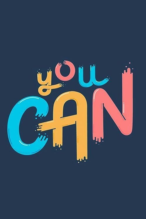 Naklejki na ścianę You Can Do It Motywacyjny Cytaty 90x60 cm