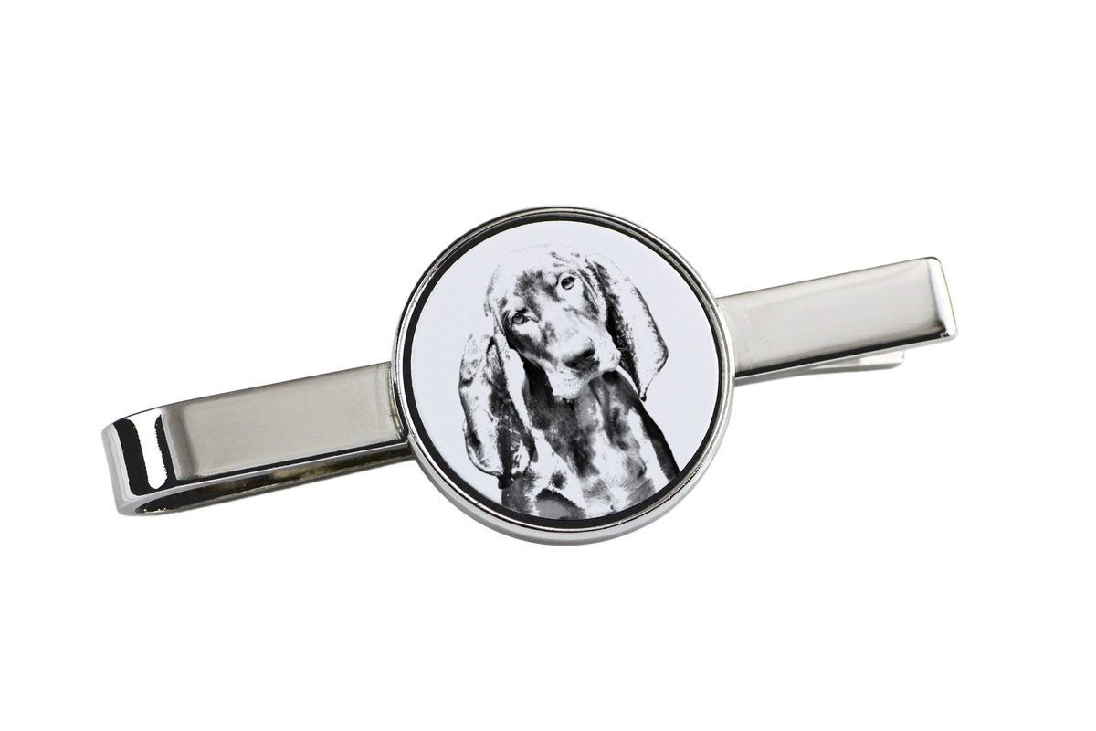 Black And Tan Coonhound - Spinka Do Krawata Z Psem, Personalizowany Klips D