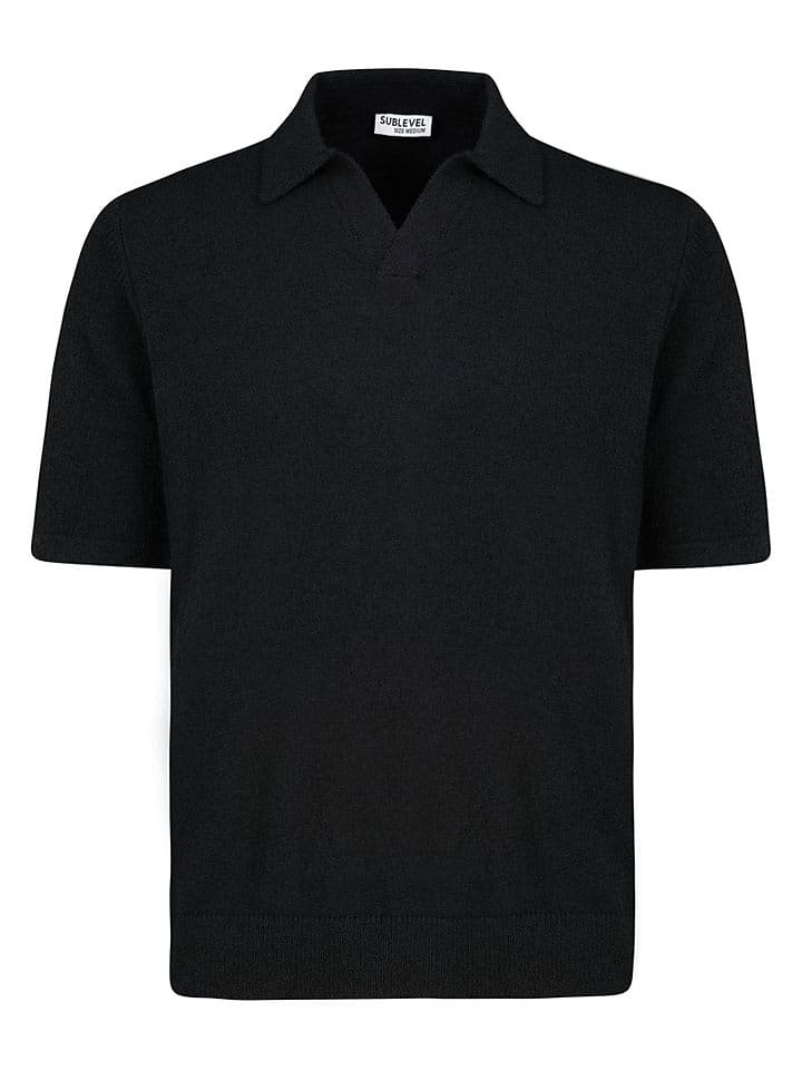 Sublevel Koszulka dzianinowa w kolorze czarnym