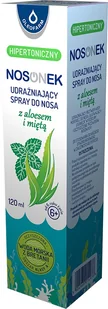 OLEOFARM SP. Z O.O. Nosonek udrażniający spray do nosa z aloesem i miętą hipertoniczny 120 ml 9102929 - Przeziębienie i grypa - miniaturka - grafika 1