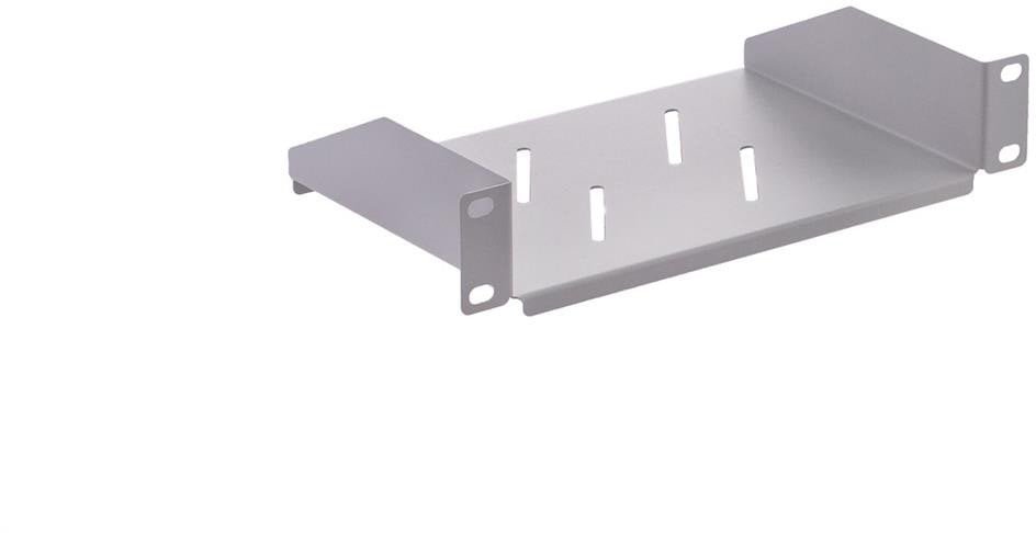 Półka stała do szafy RACK 10 cali 1U 150mm szara 0001-00014-34612