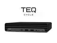 Zestawy komputerowe - Teqcycle HP Elitedesk 800 G4 DM Intel® Core™ i5 i5-8500T 16 GB DDR4-SDRAM 256 GB SSD Windows 11 Pro Mini PC Czarny TH800G4ML06B - miniaturka - grafika 1