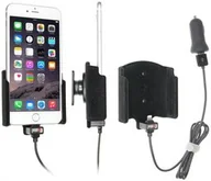 Uchwyty samochodowe do telefonów - Uchwyt do Apple iPhone Xs Max z wbudowanym kablem USB oraz ładowarką samochodową - miniaturka - grafika 1