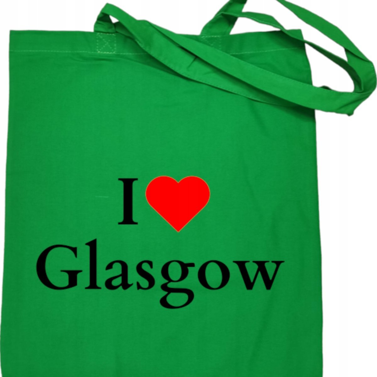 Torba na zakupy nadruk I Love Glasgow Szkocja