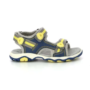 Sandały dziecięce Kickers KIWI MARINE JAUNE - Buty dla dziewczynek - miniaturka - grafika 1