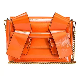 PINKO Aika Clutch Mini Eco damska torba lustrzana, A71q_pomarańczowy, wibrujący antyczny złoty - Torebki damskie - miniaturka - grafika 1