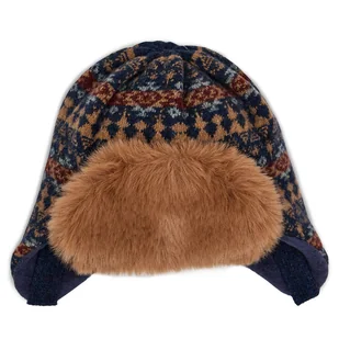 Czapka Jamiks Lauris JZG168 Granat 4 - Czapki dla dzieci - miniaturka - grafika 1