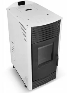 Piec kominek kocioł na pellet 4,3-14,3kW z płaszczem wodnym 2,4-12,2kW (kolor: biały) - spełnia anty-smogowy EkoProjekt 99681707 - Piece wolnostojące - miniaturka - grafika 6