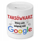 Skarbonki - Skarbonka Dla Taksówkarza na Urodziny na Prezent z Nadrukiem ze Zdjęciem + Opakowanie na prezent (wzór 04) - miniaturka - grafika 1