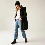 Kurtki i kamizelki sportowe damskie - Regatta Płaszcz damski przejściowy ocieplany przeciwdeszczowy Yannta Czarny, Rozmiar: 46 - miniaturka - grafika 1