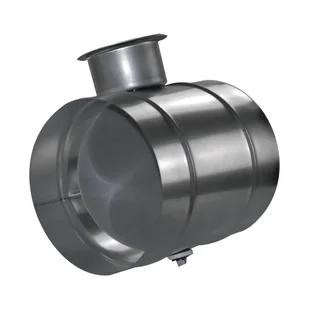 Przepustnica wentylacji ocynkowana ręczna 160 mm VENTS 5907660877551 - Rekuperatory i centrale - miniaturka - grafika 1