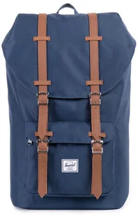 Herschel, Plecak, Little America, granatowo-brązowy, 28x49x17 cm - Plecaki - miniaturka - grafika 5
