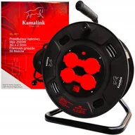 Przedłużacze i rozgałęźniki - PRZEDŁUŻACZ BĘBNOWY BUDOWLANY 50m LISTWA ZASILAJĄCA NA BĘBNIE 3x2,5MM - miniaturka - grafika 1