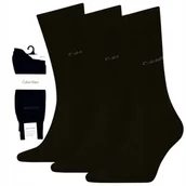 Skarpetki męskie - Calvin Klein Skarpetki czarny rozmiar one size 40- 46 - miniaturka - grafika 1