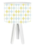 Lampy stojące - Macodesign Lampa biurkowa Pastelowe romby mini-foto-259w, 60 W - miniaturka - grafika 1