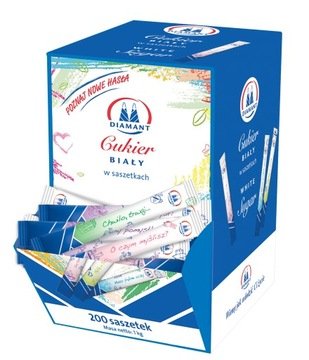 Diamant cukier biały w saszetkach 200 x 5 g