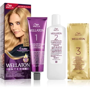 Wella WELLATON kremowy kolor włosów Cień 9/0 Very Light Blonde) - Farby do włosów i szampony koloryzujące - miniaturka - grafika 1