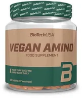 Aminokwasy - BioTech USA Vegan Amino (Wegańskie Aminokwasy) 300 Tabletek wegańskich - miniaturka - grafika 1