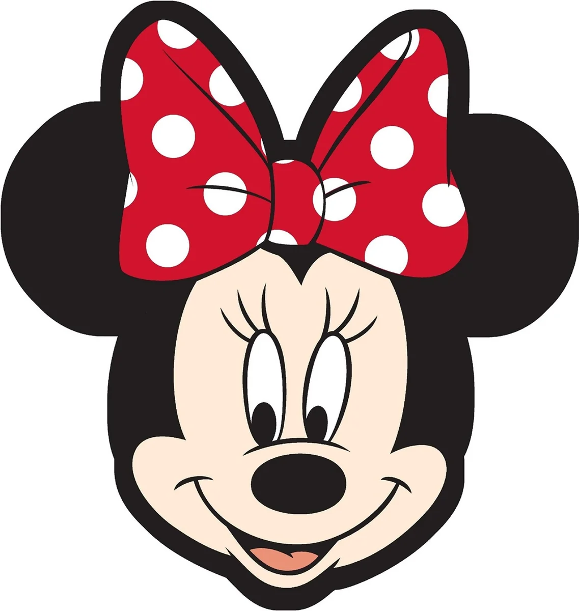 Poduszka kształtka welwetowa Myszka Minnie 38 x 36 cm