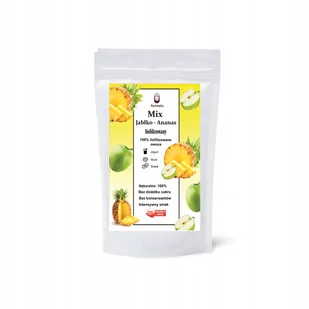 FORMELO LIOFILIZOWANE JAB��KO-ANANAS 100% NATURALNE OWOCE BEZ CUKRU 30g - Desery dla dzieci - miniaturka - grafika 1
