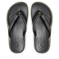 Klapki i japonki męskie - Japonki Crocs Crocband Flip 11033 Szary - miniaturka - grafika 1