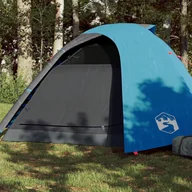 Namioty - vidaXL Namiot turystyczny, 4-os., niebieski, 267x272x145cm, tafta 185T - miniaturka - grafika 1