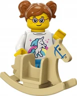 Figurki dla dzieci - Lego 71037 Minifigurka Dziewczynka Na Koniku Nowa - miniaturka - grafika 1