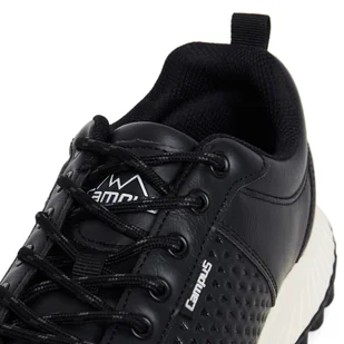 Buty miejskie męskie sneakersy z ekoskóry - MERO CAMPUS czarny Rozmiar: 44 - Buty trekkingowe męskie - miniaturka - grafika 6