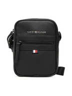 Nerki - Tommy Hilfiger Saszetka Essential Pu Mini Reporter AM0AM09504 Czarny - miniaturka - grafika 1