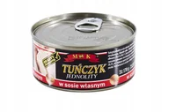 Konserwy i dania rybne - Tuńczyk Jednolity w Sosie Własnym Konshurt 170g Wysoka Jakość Tuńczyka MK - miniaturka - grafika 1