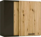 Szafki kuchenne - Stolkar Szafka kuchenna narożna ANIKA WNP80 P/L grafitowa/dąb artisan STOLKAR - miniaturka - grafika 1