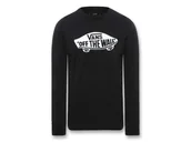 Bluzy męskie - BLUZA Long sleeve czarno biała VANS VN00059JY281 M - miniaturka - grafika 1