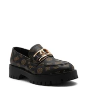 Mokasyny damskie - Guess Mokasyny ILARY | z dodatkiem skóry - miniaturka - grafika 1