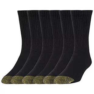 Gold Toe Skarpety męskie (6 sztuk), Czarny, Large - Skarpetki damskie - miniaturka - grafika 1